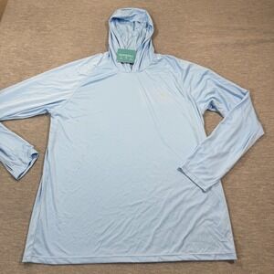 Willit Sun Hoodie Mens XL Light Blue UPF 50+ Long Sleeve Fishing Outdoor
